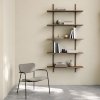 Andersen Furniture A-LIGHT Półka Ścienna 90 cm / Ciemny Dąb